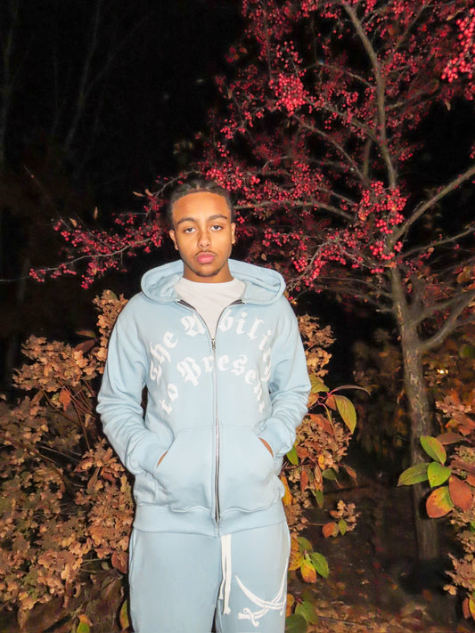 SKY BLUE SWORD ZIP-UP